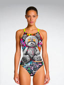 Costume intero donna da allenamento IBIZA 174IF - Psycho
