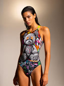 Maillot une pièce femme d'entraînement IBIZA 174IF - Psycho