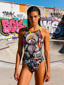 Maillot une pièce femme d'entraînement IBIZA 174IF - Psycho