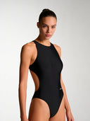 Costume intero donna da allenamento PINUP 237P - Total Black