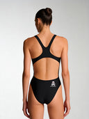 Costume intero donna da allenamento PINUP 237P - Total Black