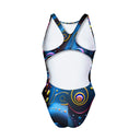 Costume intero bambina da allenamento PINUP 447PF - Quarzo, vista posteriore