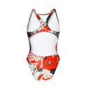Costume intero donna da allenamento PINUP 457P - Kitsune, dettaglio del modello