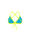 Top bikini donna da allenamento BONDI 002BF - Giallo