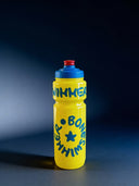 Borraccia Sport 750 Ml - BONESWIMMER Gialla Logo Turchese vista 3 — borraccia sport, BONESWIMMER Made in Italy