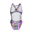 Costume intero bambina da allenamento PINUP 565PF Calalilla, vista posteriore