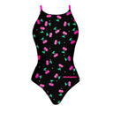 Maillot une pièce femme entraînement IBIZA 250IF - Cerises