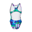 Costume intero donna da allenamento PINUP 496P - Back, vista posteriore