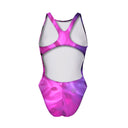 Costume intero donna da allenamento PINUP 501PF - Pinky, vista posteriore