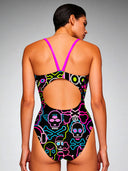 Costume intero donna da allenamento Ibiza 240IF - Skull tribe