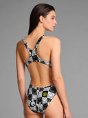 Costume intero donna da allenamento PINUP 541P - Fumetto, vista posteriore