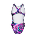 Costume intero bambina da allenamento PINUP 554PF - Greyskull, vista posteriore