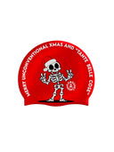 Bonnet en silicone - Blanc logo noir grand