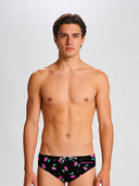 Herren-Trainings-Schwimmhose H2OTTO 445HF - Kirschen