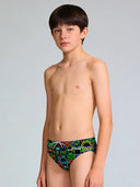Slip da nuoto bambino da allenamento H2OTTO 436HF - Skull tribe, dettaglio prodotto