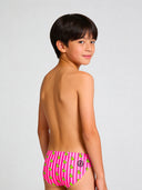 Slip da nuoto bambino da allenamento H2OTTO 446HF - Papere righe