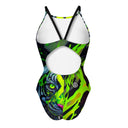 Costume intero donna da allenamento IBIZA 219I - Acid, vista posteriore