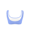 Top bikini donna da mare Hawaii L01HA - Indaco, vista posteriore