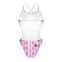 Costume intero bambina da mare Alte L037AF - Polipetti, vista posteriore