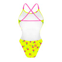 Costume intero bambina da mare Alte L040AF - Ciliegie, vista posteriore