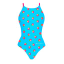 Maillot une pièce femme entraînement IBIZA 252IF - Framboises