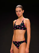 Bikini donna da allenamento Maui 178MF - Ciliegie, vista frontale