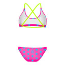 Bikini donna da allenamento Maui 184MF - Fucsia stella azzurra, vista posteriore