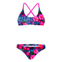 Bikini donna da allenamento Maui 174MF - Leopardo blu, dettaglio del modello