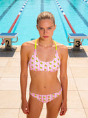 Bikini donna da allenamento Maui 177MF - Papere righe, dettaglio del modello