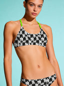 Bikini donna da allenamento Maui 168M - Fumetto, dettaglio indossato