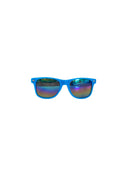 Lunettes de soleil modèle enfant Waifarer - Bleu clair miroir arc-en-ciel