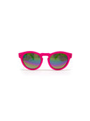 Lunettes de soleil Rondes - Fuchsia Fluo + Vert Fluo
