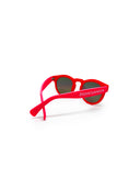 Lunettes de soleil rondes - Rouge