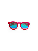 Lunettes de soleil rondes - Rouge