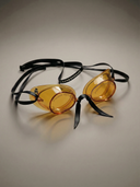 Occhialini Svedesi con silicone Soft Frame - Arancione