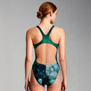 Costume intero donna da allenamento PINUP 524P - Pantera, vista posteriore