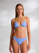 Slip bikini donna da mare Papeete L01PA - Indaco, vista frontale