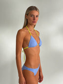 Slip bikini donna da mare Papeete L01PA - Indaco, dettaglio del modello