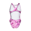 Costume intero bambina da allenamento Pinup 525P - Teschio Lana