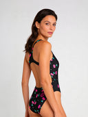 Costume intero donna da allenamento PINUP 561PF - Ciliegie