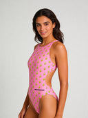 Costume intero donna da allenamento PINUP 557PF - Banana