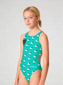 Costume intero bambina da allenamento PINUP 559PF - Pecora nera