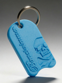 Portachiavi BONESWIMMER 3D - Tavoletta Azzurro Chiaro vista 3 — portachiavi, BONESWIMMER Made in Italy