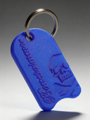 Portachiavi BONESWIMMER 3D - Tavoletta Blu vista 3 — portachiavi, BONESWIMMER Made in Italy