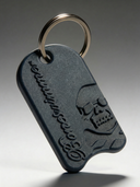 Portachiavi BONESWIMMER 3D - Tavoletta Nero