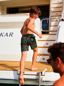 Boxer mare bambino Samoa N029SMF - Skull tribe, dettaglio indossato
