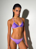 Slip bikini donna da allenamento MALIBU 002MF - Viola