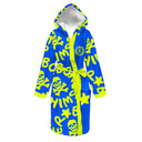 Accappatoio - 26ACF Turchese Logo Giallo