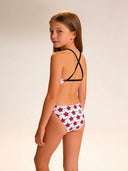 Costume intero bambina da mare Alte L038A - Fiore, vista posteriore