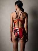 Costume intero donna da allenamento IBIZA 207I - Samurai: vista posteriore indossato